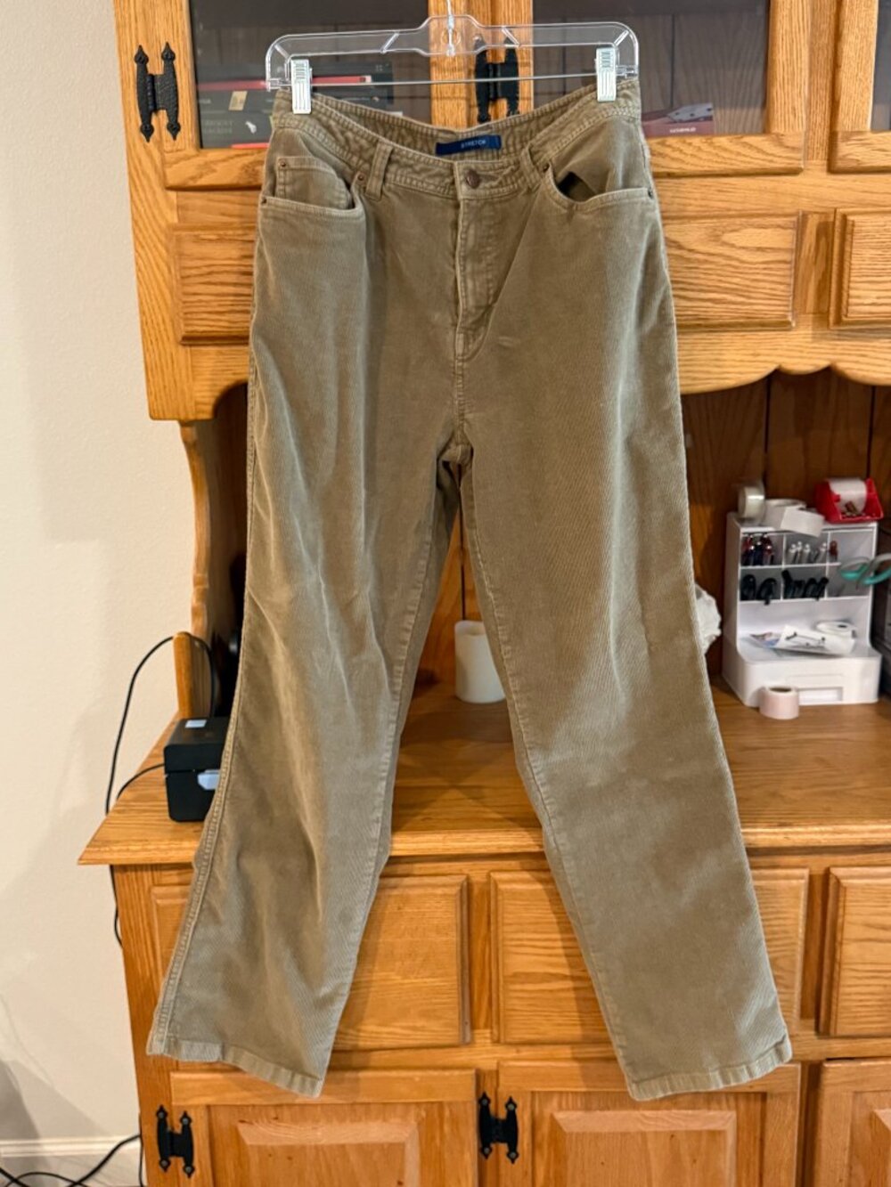 Khaki Corduroy Pants
